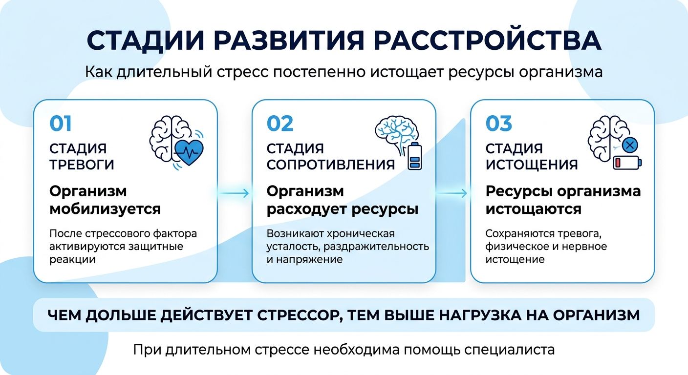 Лечение стресса в Молодогвардейске инфографика